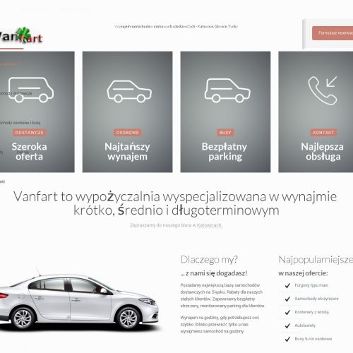 Gliwice - wypożyczalnia samochodów dostawczych