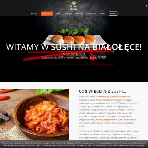 Warszawa - stół sushi na wesele