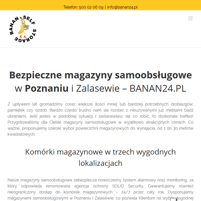 Wynajem magazynów Poznań