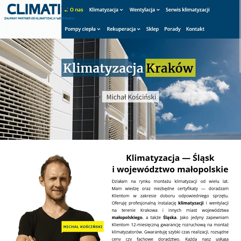 Klimatyzacja śląsk w Krakowie