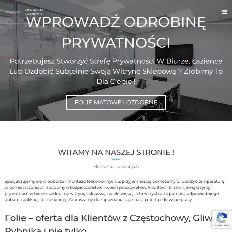 Folie okienne reklamowe - Opole