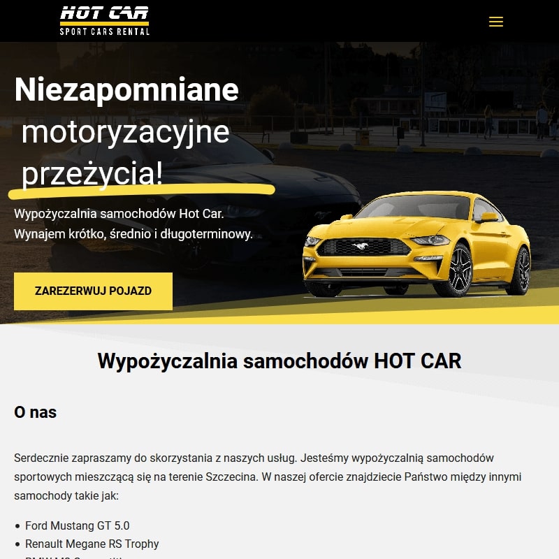 Wypożyczalnia samochodów - Szczecin