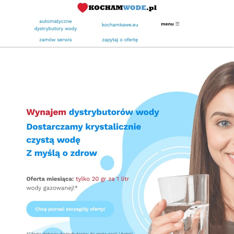 Dystrybutory wody do biura - Warszawa