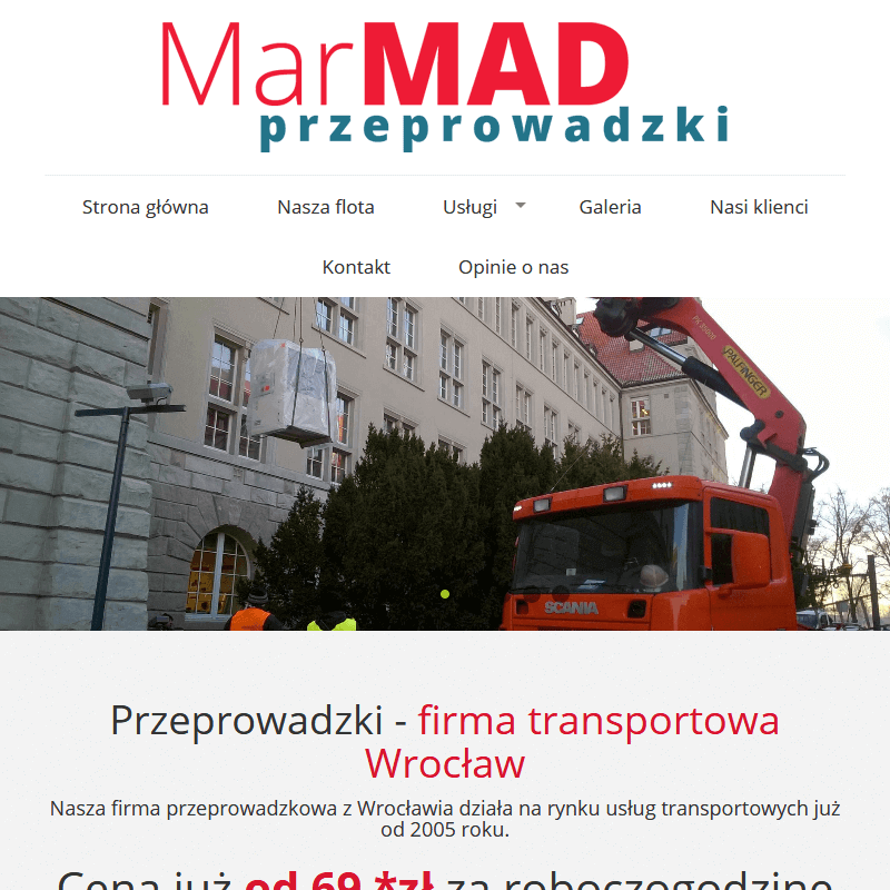 Transport z windą - Wrocław