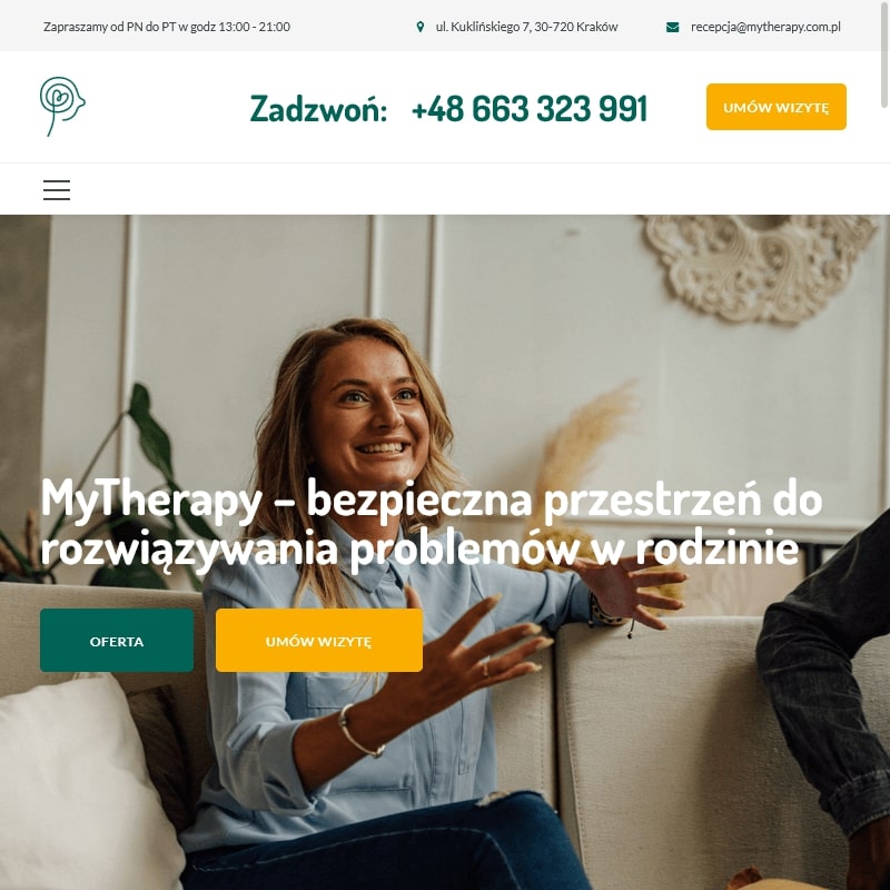 Psychoterapia indywidualna - Kraków