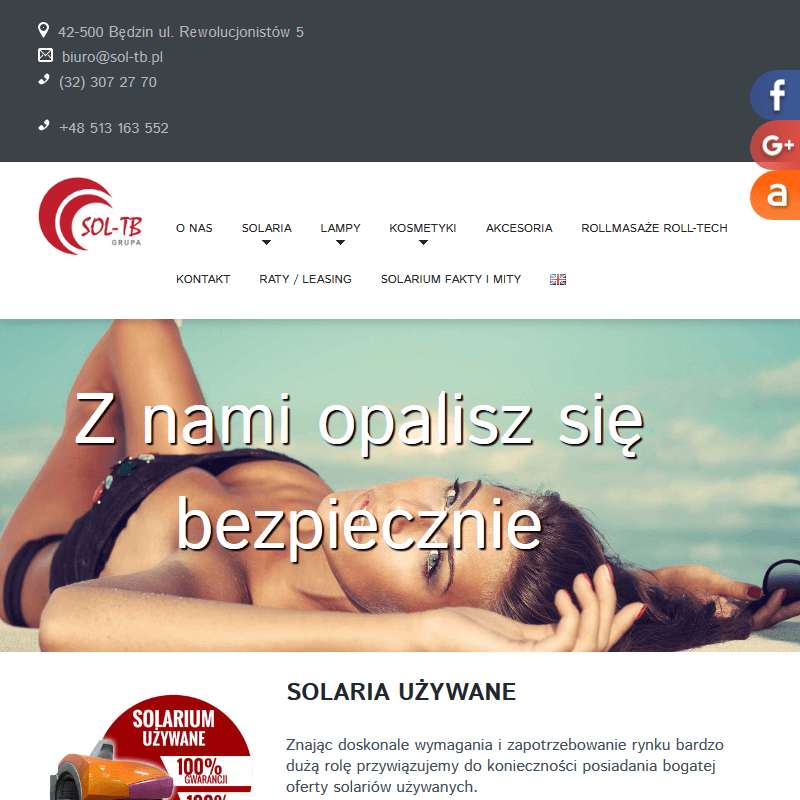 Solaria leżące sprzedaż - Katowice