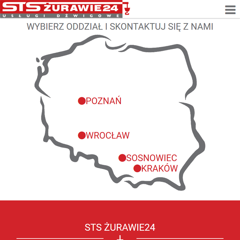 Wrocław - żurawie samochodowe
