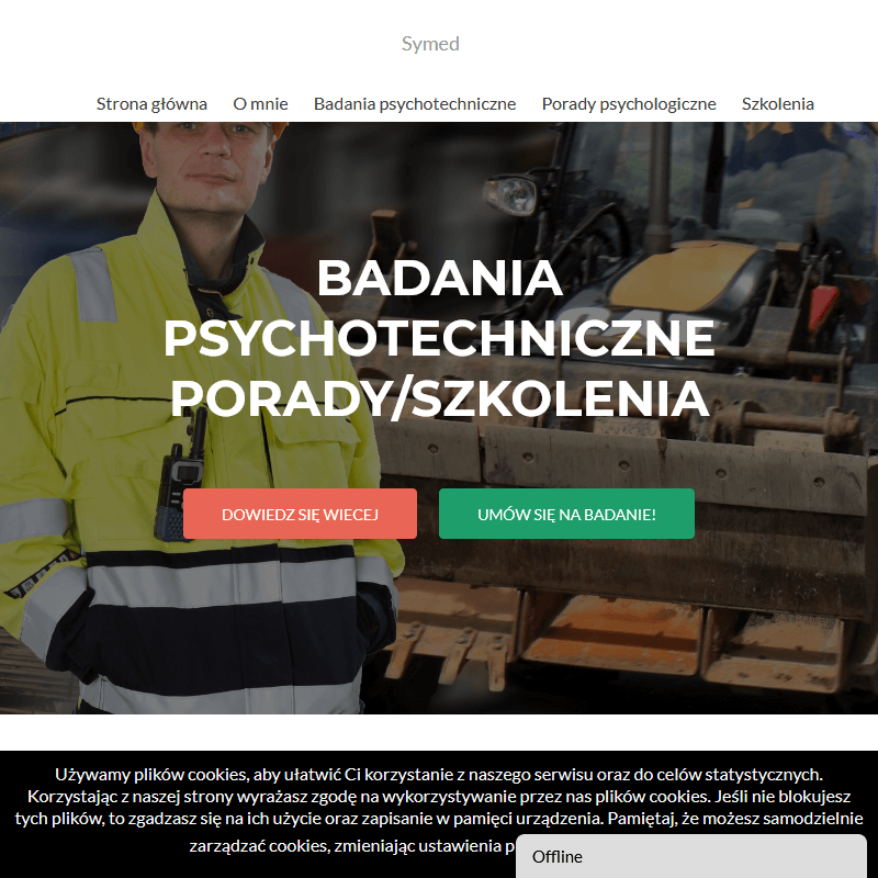Badania psychotechniczne wózki widłowe - Dąbrowa Górnicza
