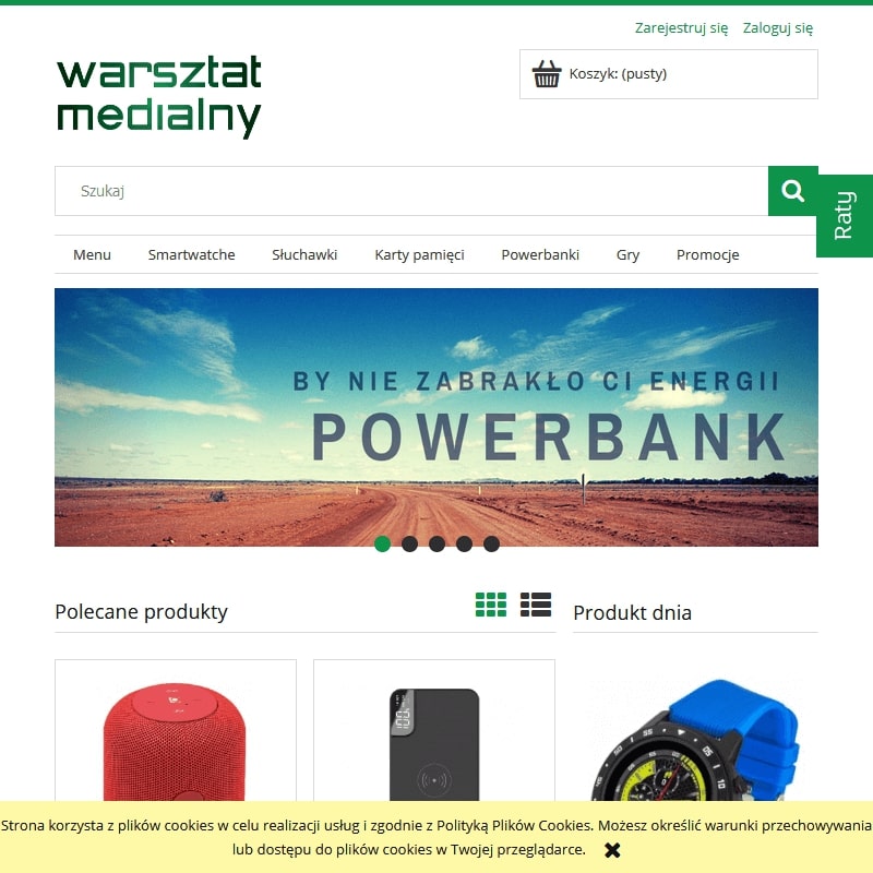 Media-tech powerbank z ładowaniem bezprzewodowym